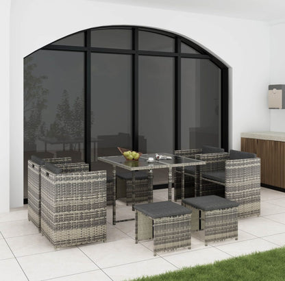 Horrocks 8 Seater Outdoor Dining Set - Grey