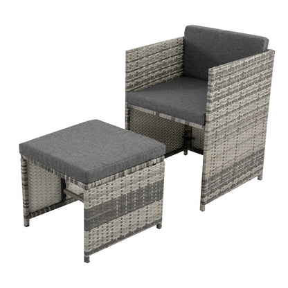 Horrocks 8 Seater Outdoor Dining Set - Grey