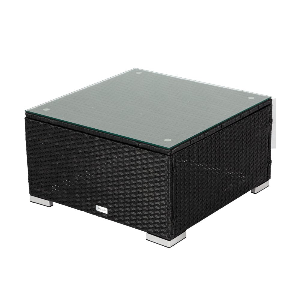 Modular Outdoor Lounge Set â€“ 9pcs Sofa, Armchairs and Coffee Table