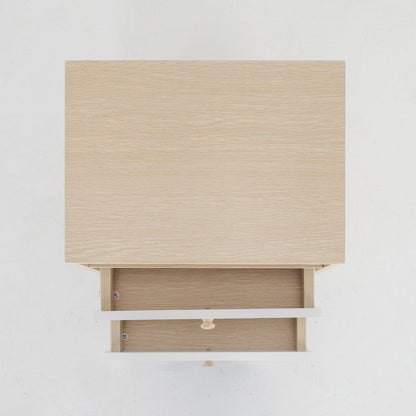 2X Bedside Table Side Storage Cabinet Nightstand Bedroom 2 Drawer ANYA OAK