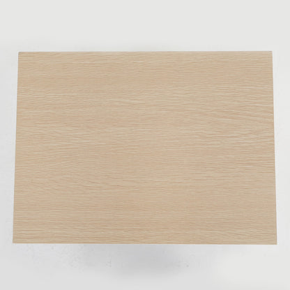 Bedside Table 3 Drawer Wood Leg Storage Cabinet Nightstand LACY OAK