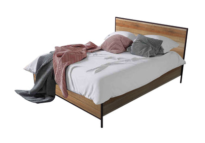Mascot Bedframe Queen Size Oak
