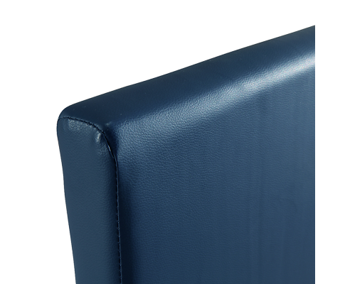 Single PU Leather Bed Frame Blue