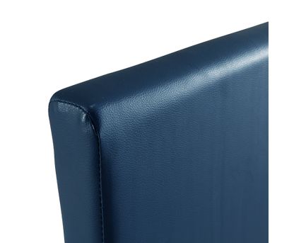 Single PU Leather Bed Frame Blue