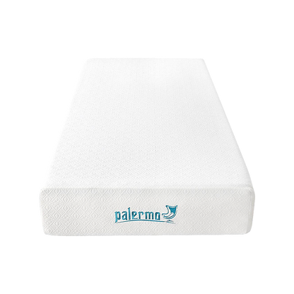 Palermo Single 25cm Gel Memory Foam Mattress - Dual-Layered - CertiPUR-US Certified
