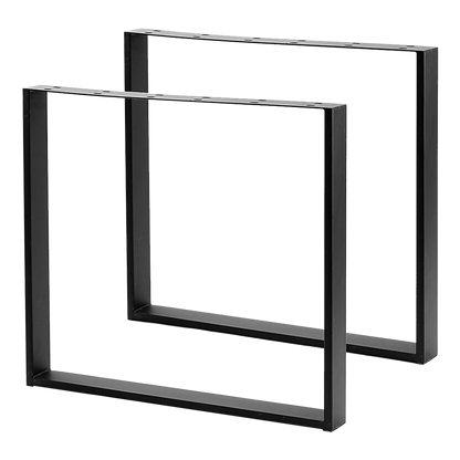 Square Shaped Table Bench Desk Legs Retro Industrial Design Fully Welded