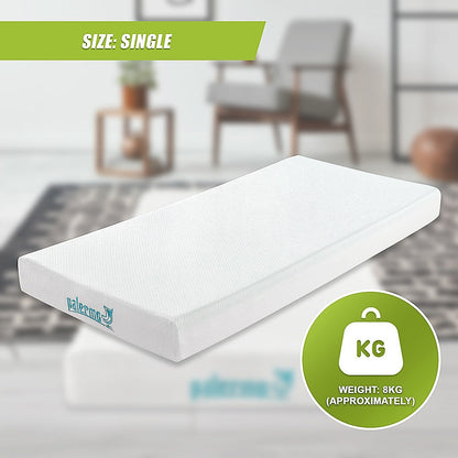 Palermo Single Mattress Memory Foam Green Tea Infused CertiPUR Approved