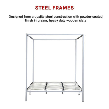 4 Four Poster King Bed Frame