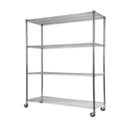 Modular Wire Storage Shelf 1200 x 600 x 1800mm Steel Shelving