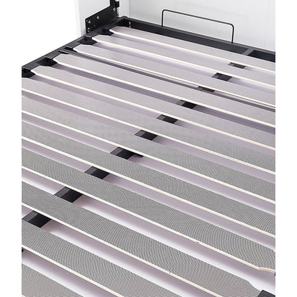 Queen DIY Wall Bed Hardware Kit with Silver handle – Frame & Mechanism for Custom Build