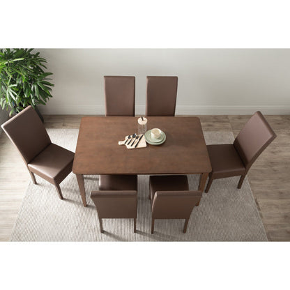 Allergo Dining Table 150cm Timber Dining Table - Cocoa