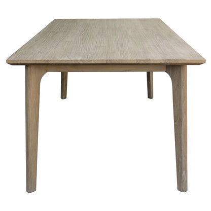 Larsen Wooden Table with 6 Chairs Dining Set