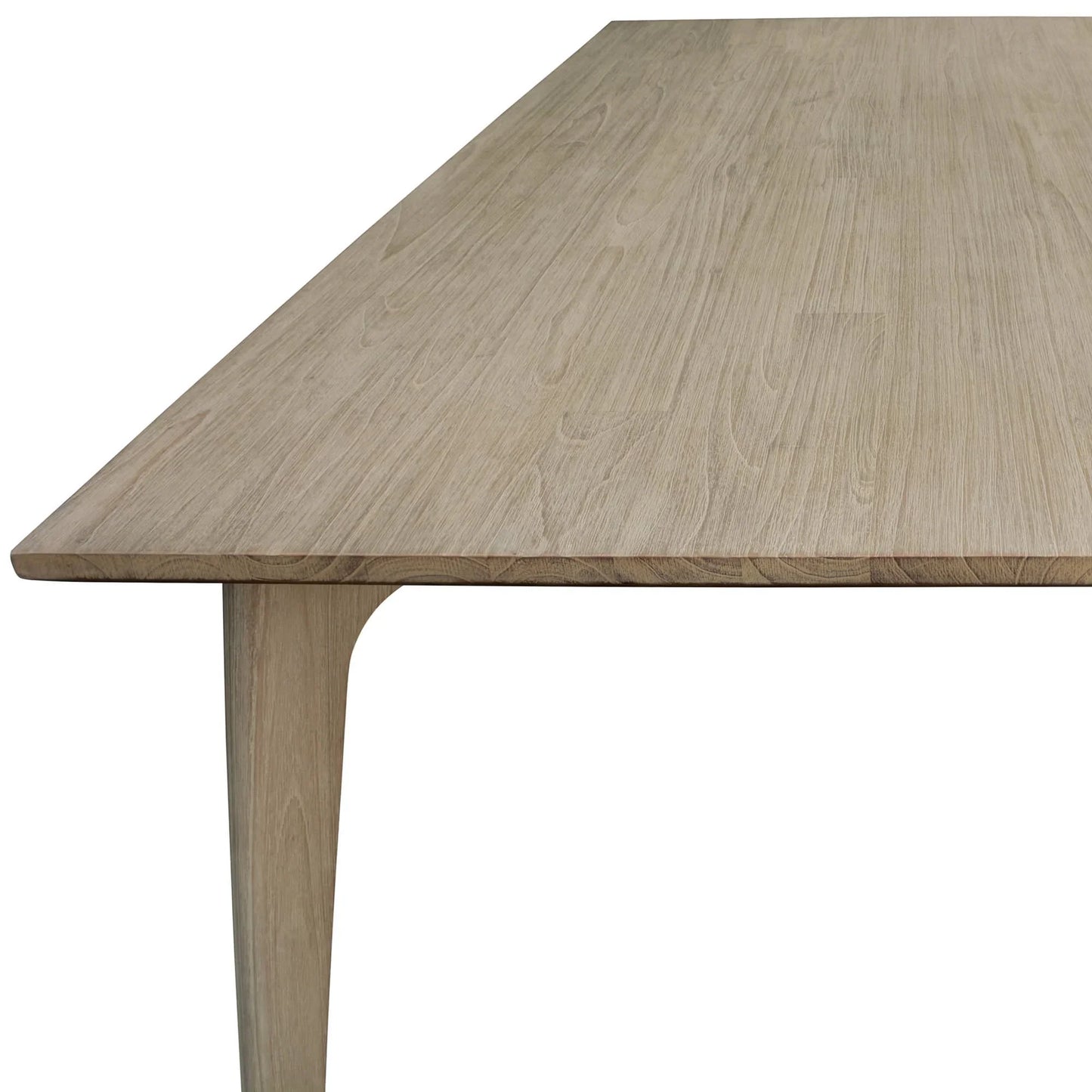 Larsen Wooden Table with 6 Chairs Dining Set