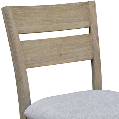 Larsen Wooden Table with 6 Chairs Dining Set