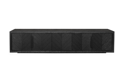 CTV6312-VA 2.23m Entertainment TV Unit - Textured Espresso Black