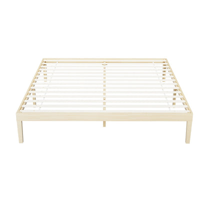 Artiss Bed Frame King Size Wooden Base Mattress Platform Timber Pine BRUNO