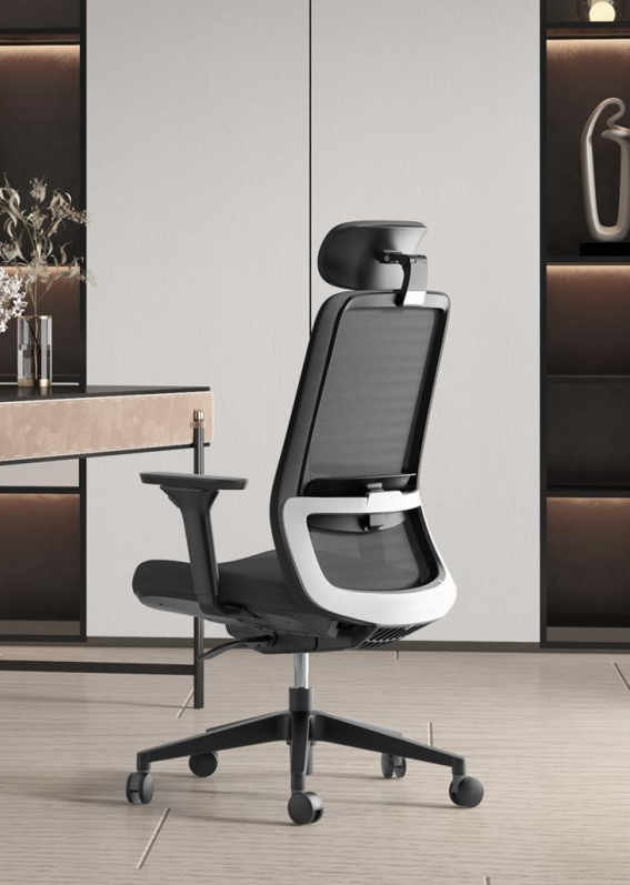 Walther Mesh Office Chair – Full Black – view 13