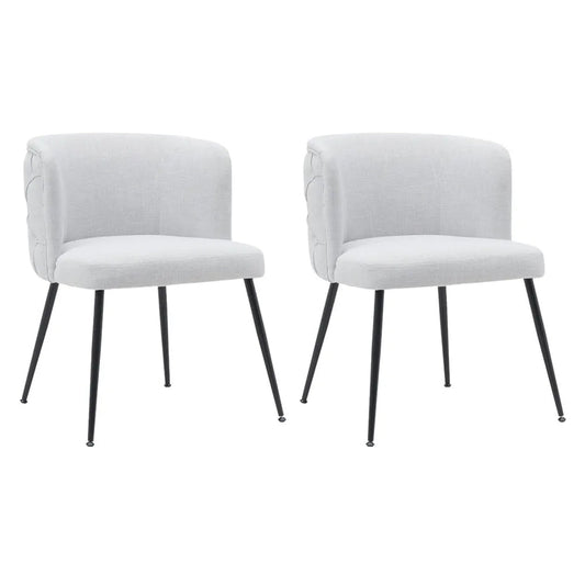 Whitney Dining Chair Set of 2 - Dusk Grey