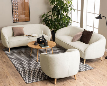 Willow Occasional Chair – Ivory Fabric