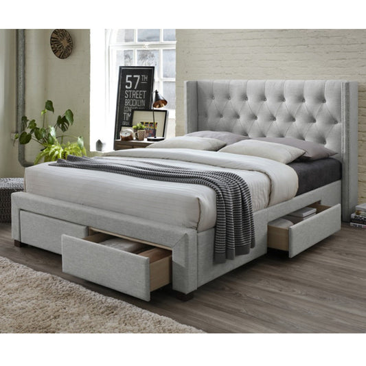 Caleb 4 Drawer Double Bed