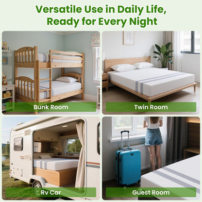 BedStory Queen Memory Foam Mattress 20cm Cooling Gel Foam Mattress in a Box Medium Soft Feel