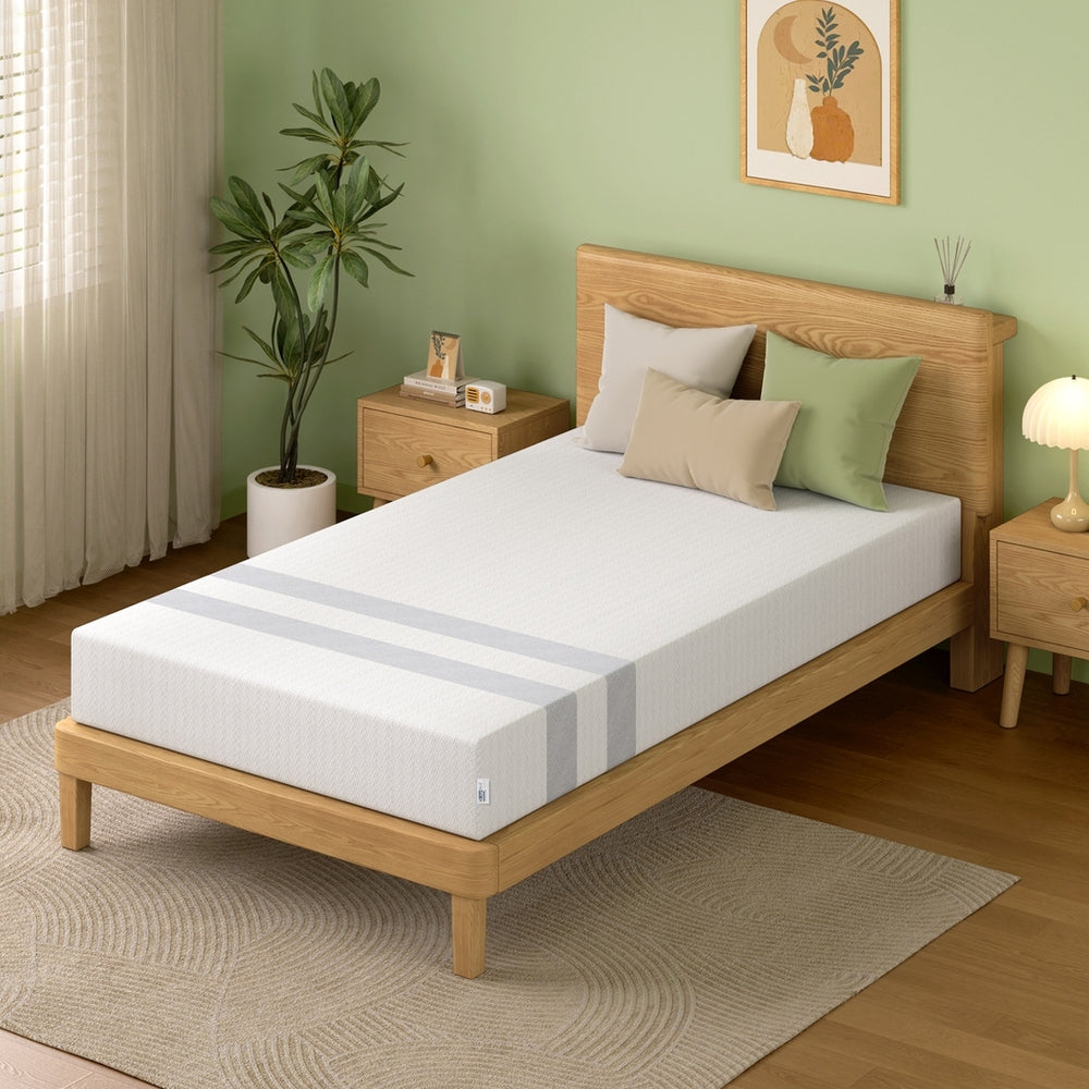 BedStory Double Memory Foam Mattress 25cm Cooling Gel Foam Mattress in a Box Medium Feel