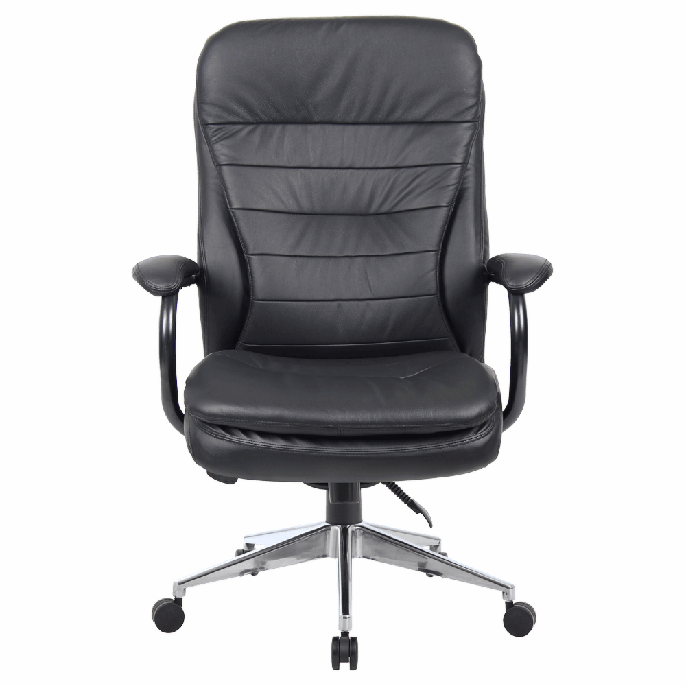 Titan Heavy Duty Executive Office Chair – Black Leather