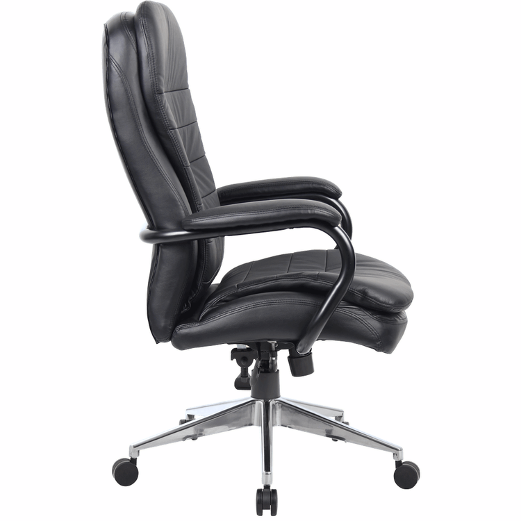 Titan Heavy Duty Executive Office Chair – Black Leather