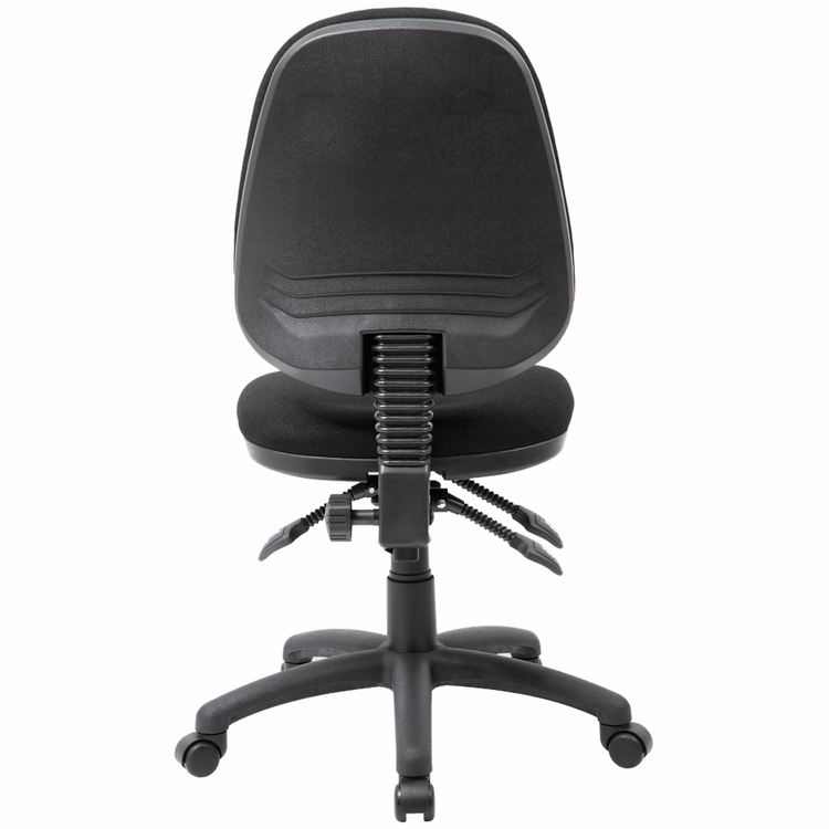 Typist Office Chair – Black Fabric
