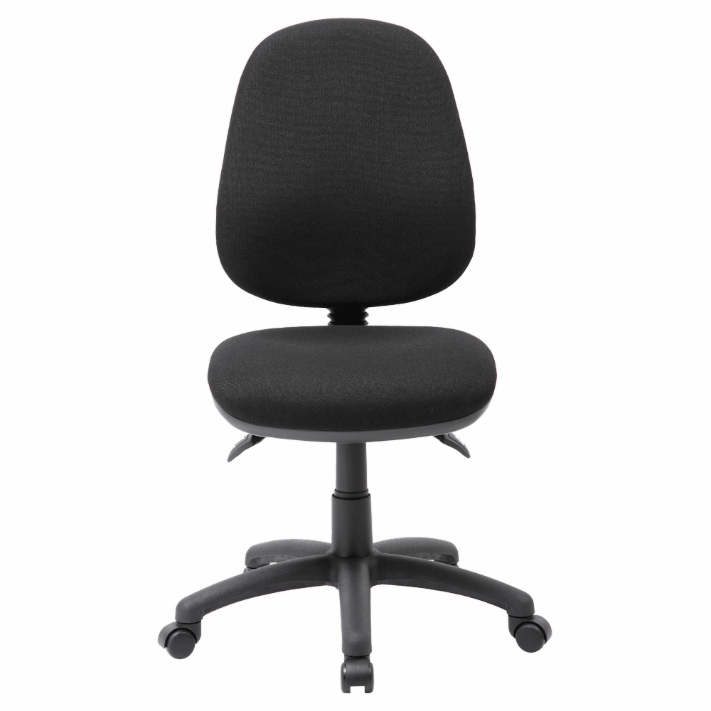 Typist Office Chair – Black Fabric