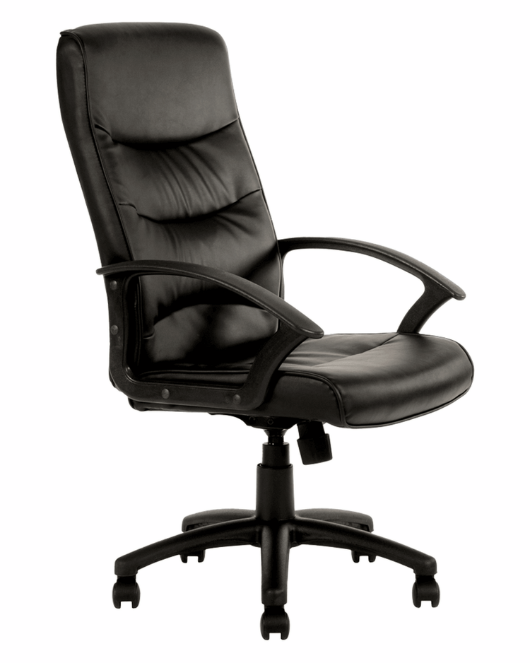Star High Back Executive Office Chair – Black PU