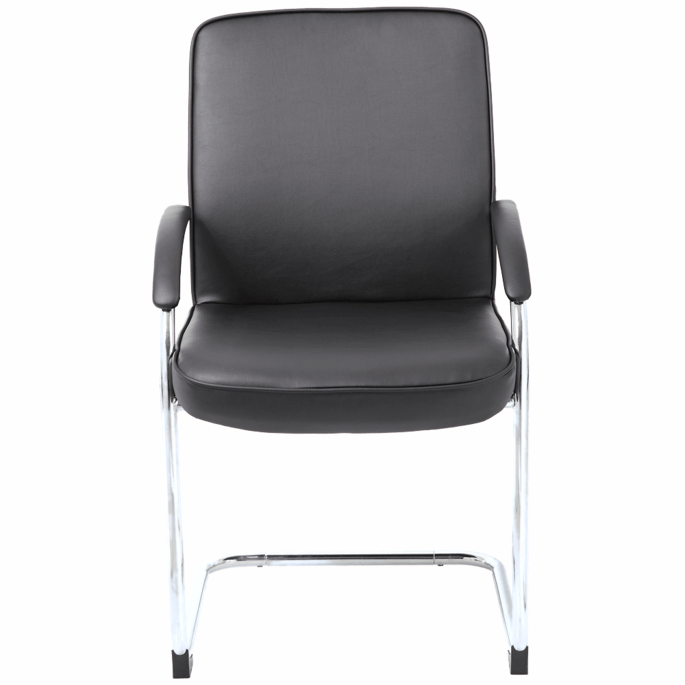 Monaco Visitor Chair – Black PU