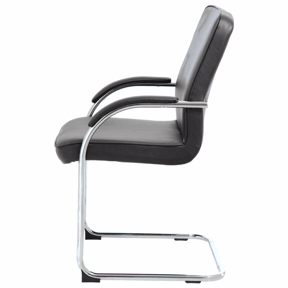 Monaco Visitor Chair – Black PU
