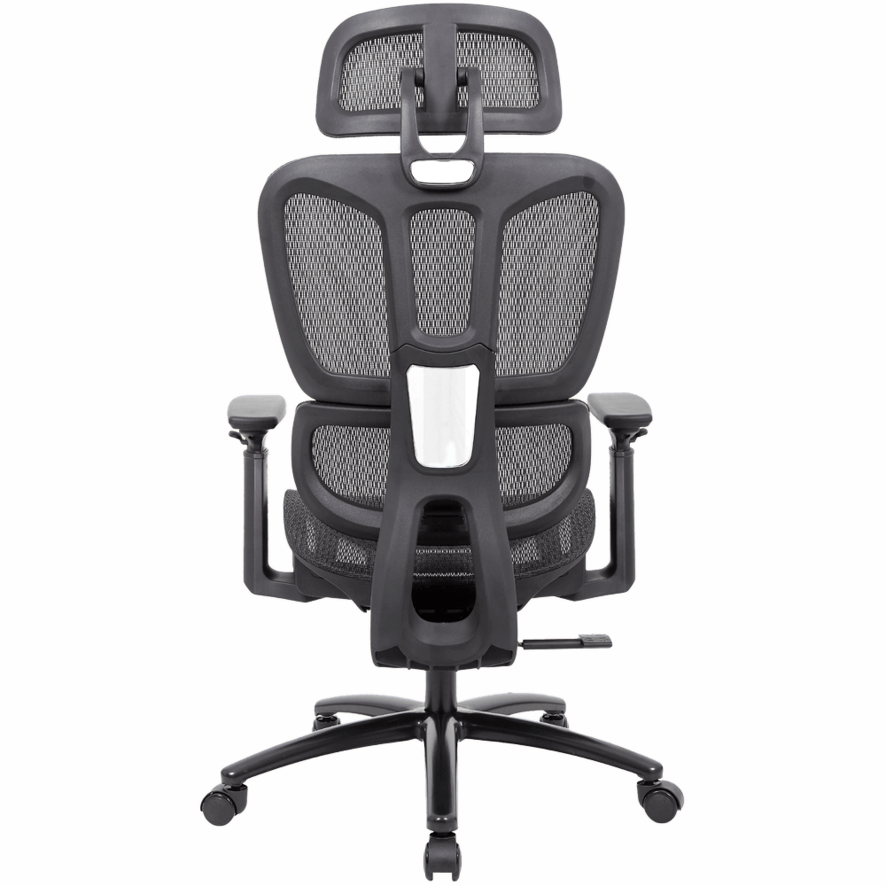 Montana High Back Mesh Office Chair with Headrest – Black