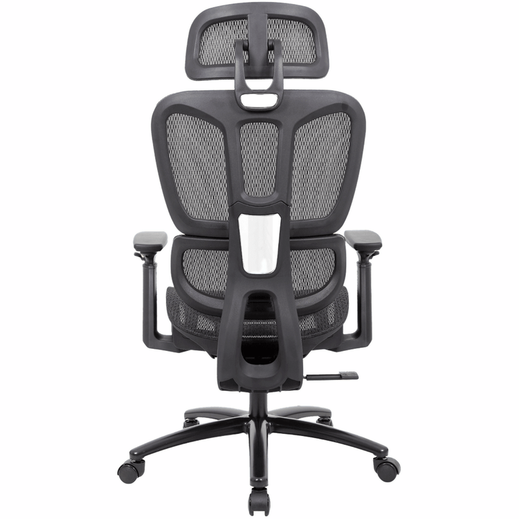 Montana High Back Mesh Office Chair with Headrest – Black