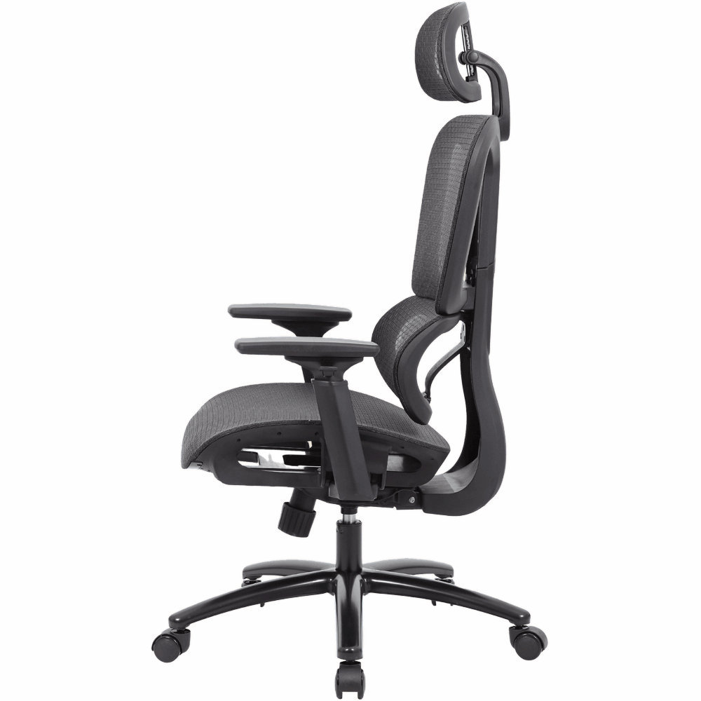 Montana High Back Mesh Office Chair with Headrest – Black