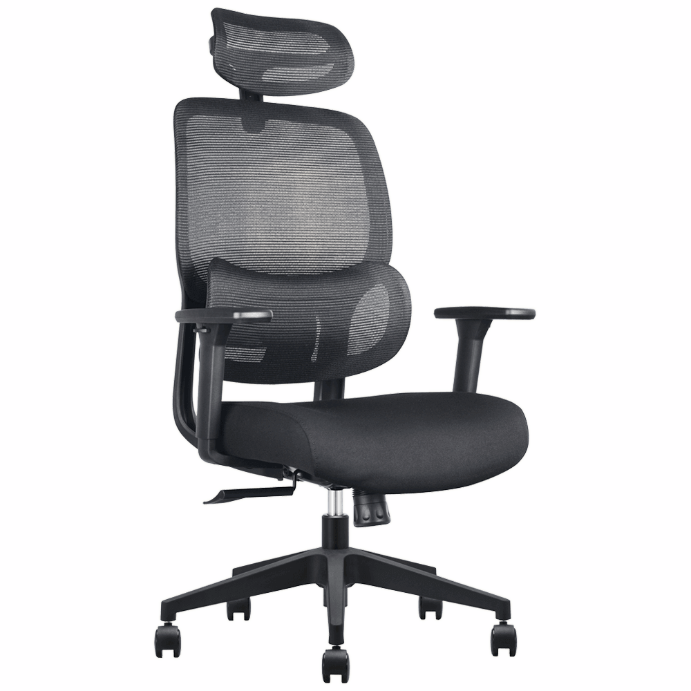 Romeo Mesh Office Chair – Black