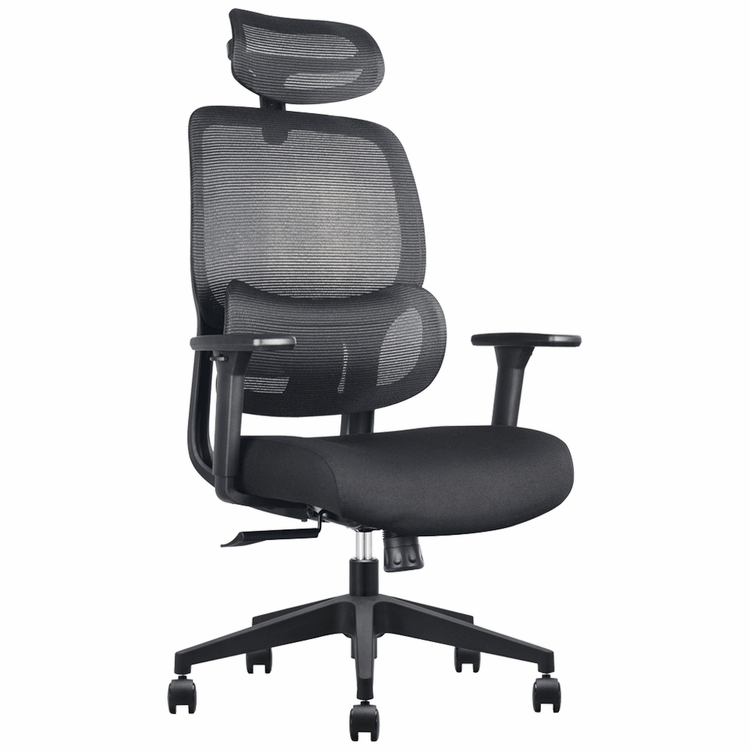Romeo Mesh Office Chair – Black