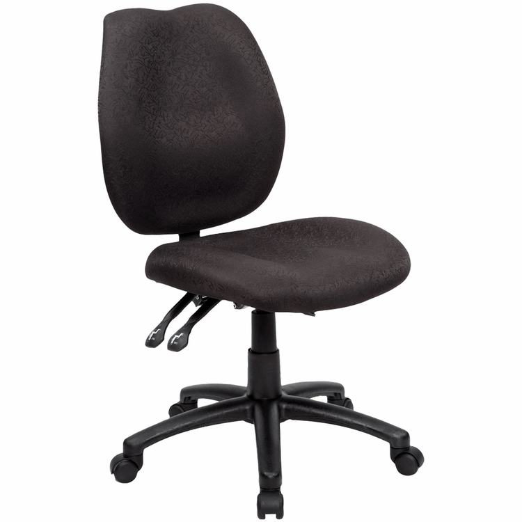 Sabina Ergonomic Office Chair – Black Fabric