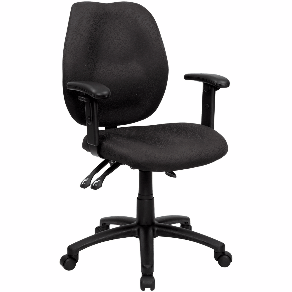 Sabina Ergonomic Office Chair – Black Fabric