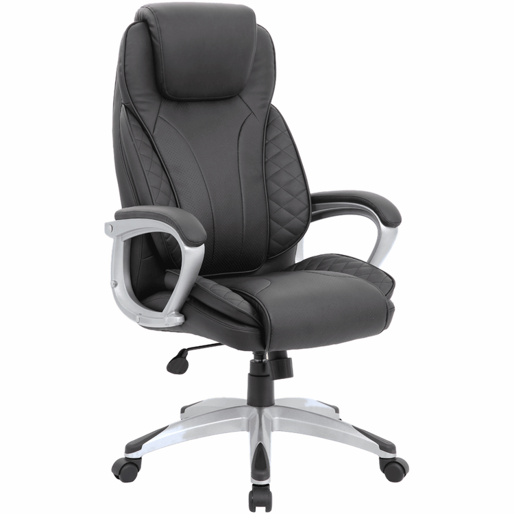 Tristar High Back Executive Office Chair – Black PU