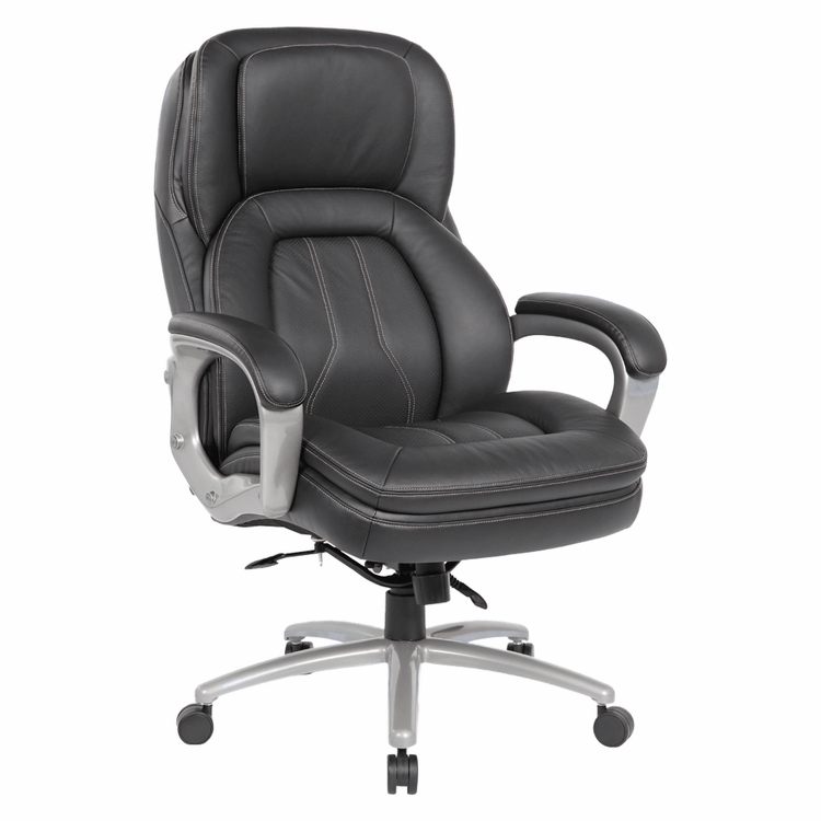Hercules Heavy Duty Executive Office Chair – Black Leather