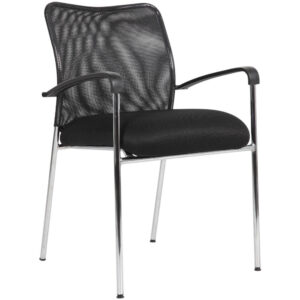 Orlando Heavy Duty Stacking Office Chair - Black