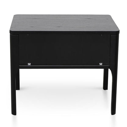 Bedside Table - Black Veneer
