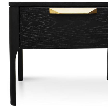 Bedside Table - Black Veneer