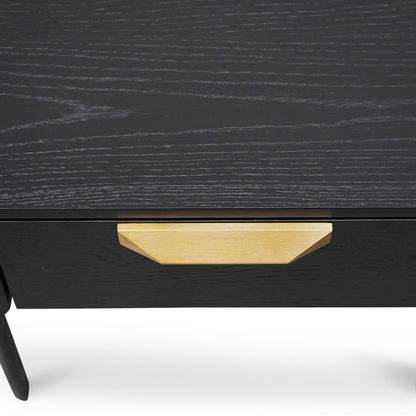 CST2809-CN Bedside Table - Black Veneer
