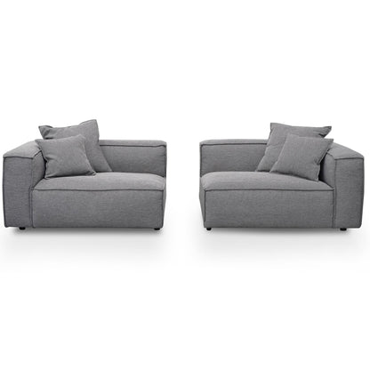 CLC2734-KSO 4 Seater Sofa with Cushion and Pillow - Graphite Grey