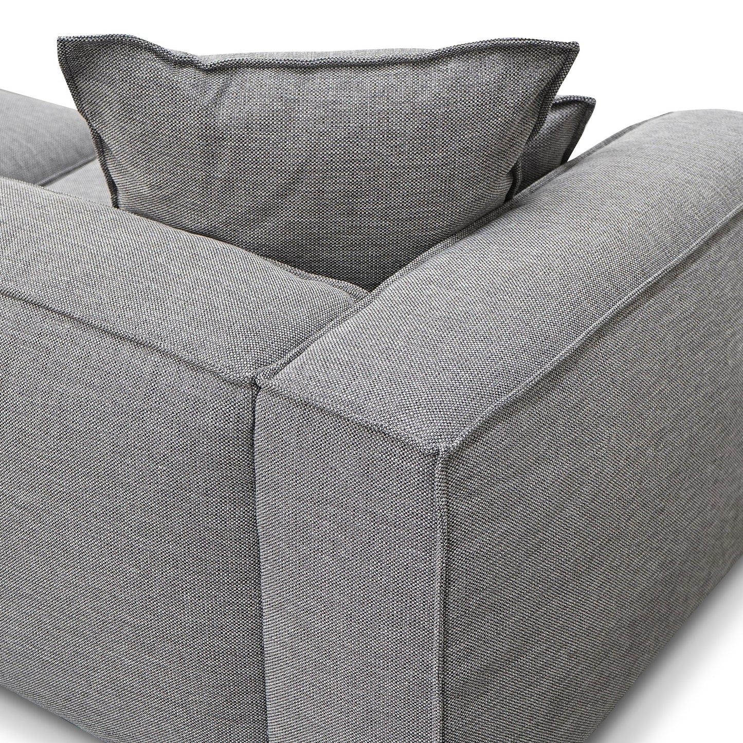 CLC2734-KSO 4 Seater Sofa with Cushion and Pillow - Graphite Grey