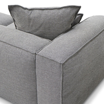 3 Seater Sofa with Cushion and Pillow - Graphite Grey