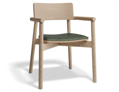 Andi with Pad and Fabric Cushion Armchair - Natural